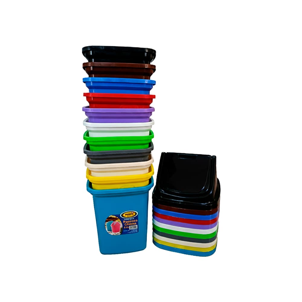 Cesto de basura con tapa 16 L Sumac plast - Miniatura 2