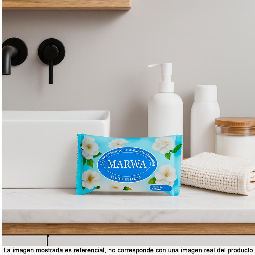 Jabón de belleza con extracto de magnolia Marwa (100 g / 3.52 oz) - Miniatura 4