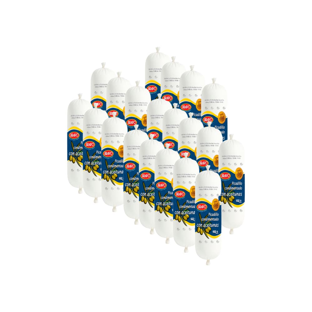 Picadillo condimentado con aceitunas Bravo (20 x 400 g / 14.10 oz) - Imagen 1