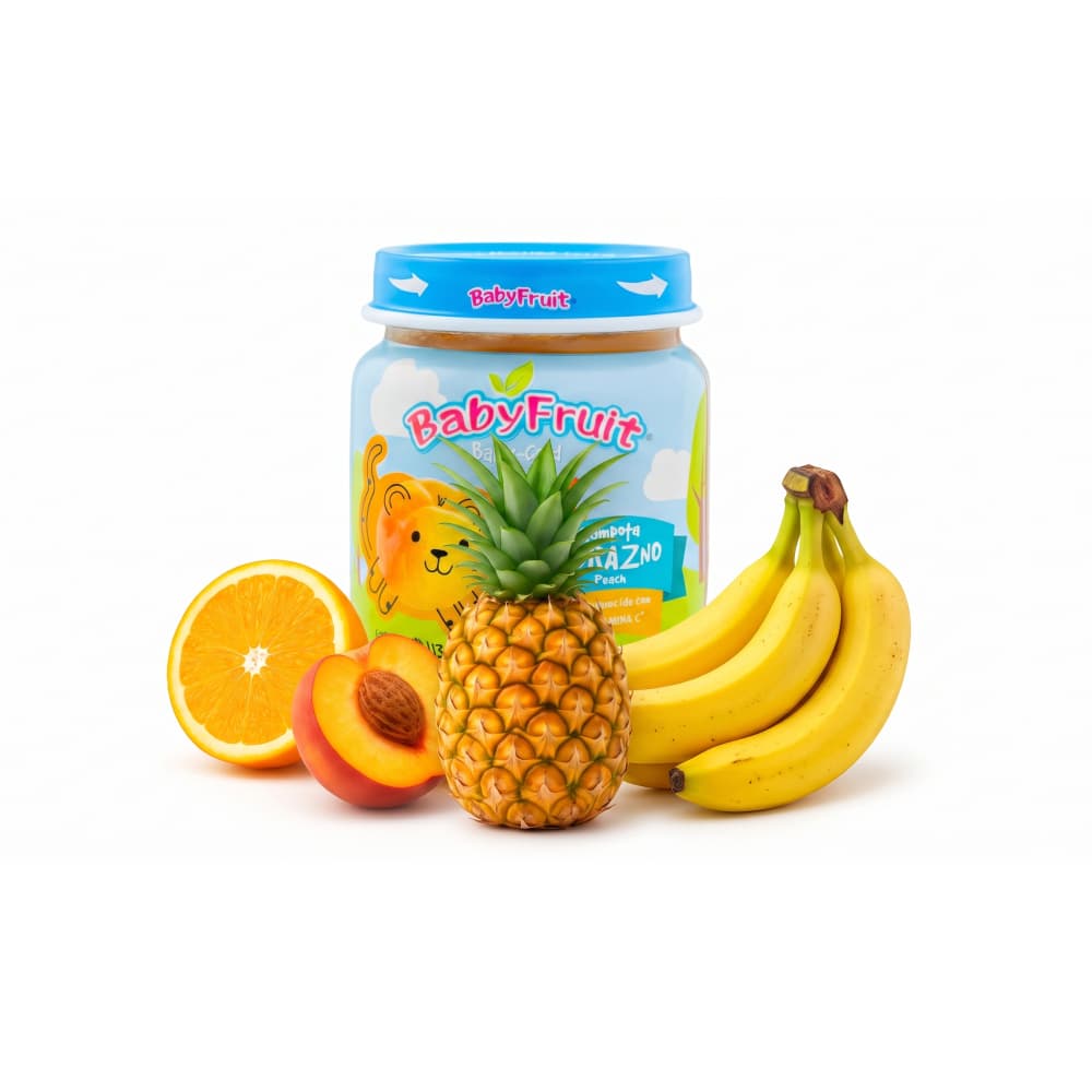 Compotas de frutas mixtas y durazno Baby Fruit (8 x 113 g / 4 oz) - Miniatura 4