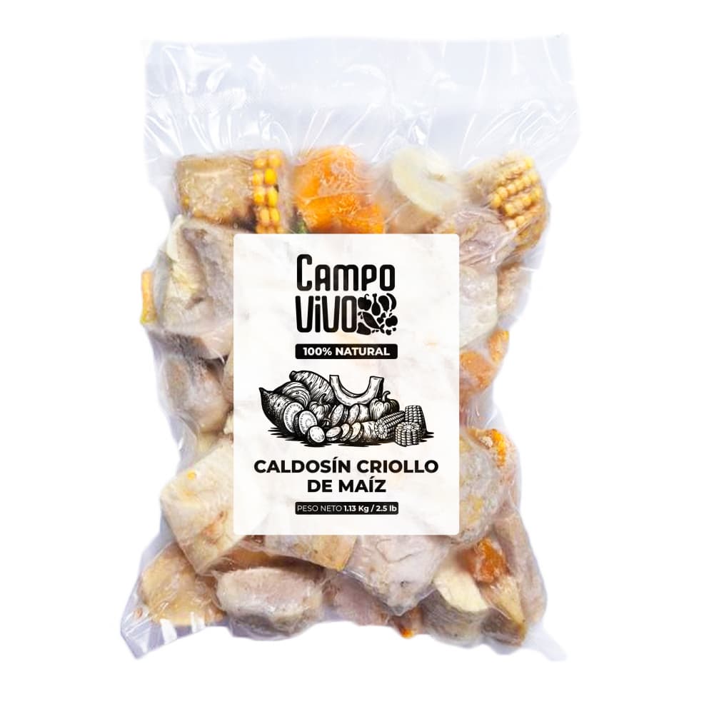 Caldosín criollo de maíz Campo Vivo (1.13 kg / 2.5 lb) - Imagen 1