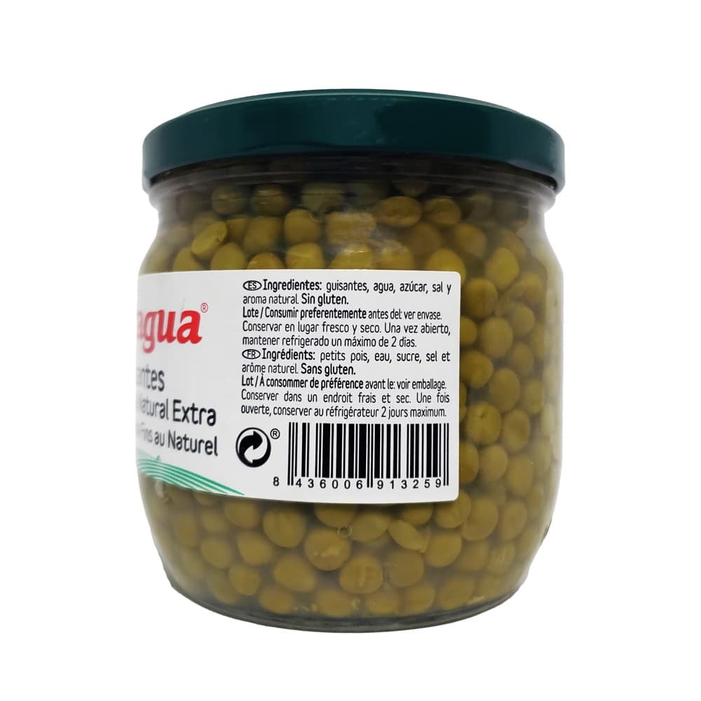 Guisantes extrafinos al natural extra La Fragua (330 g / 11.6 oz) - Miniatura 2