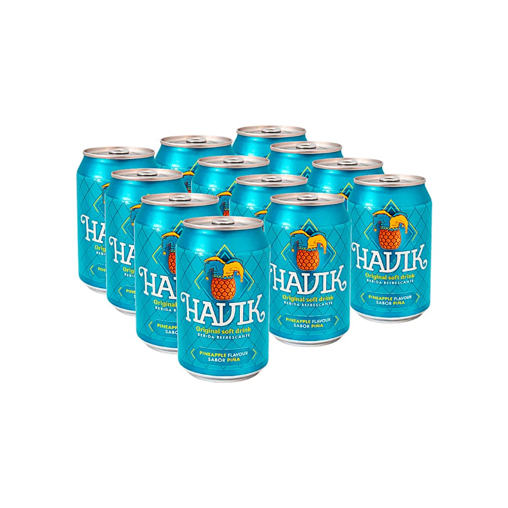 Refresco gaseado de piña Havik (12 x 330 ml) - Miniatura 1