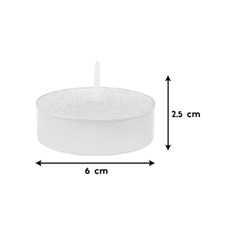 Velas de navidad color plata con purpurina, Casa y Menaje (4 U) - Miniatura 6