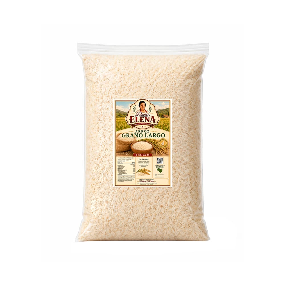 Arroz grano largo Doña Elena (1 kg / 2.2 lb) - Miniatura 1