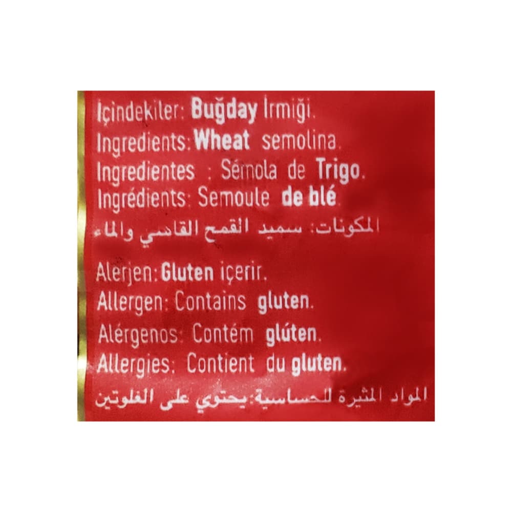 Pastas macarrones Oba (500 g / 1.1 lb) - Miniatura 3