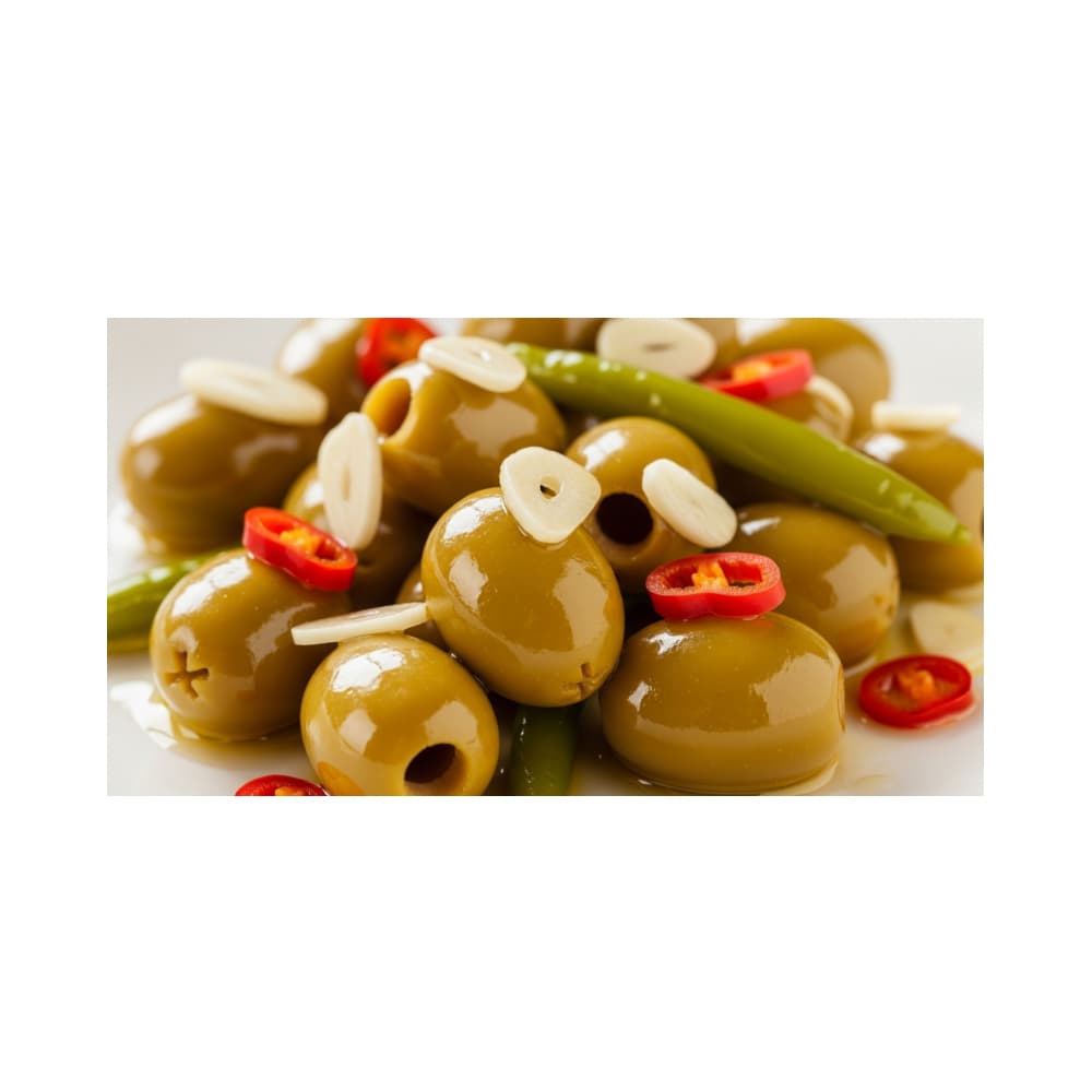 Aceitunas verdes aliñadas Vima Foods (290 g / 10.23 oz) - Miniatura 2