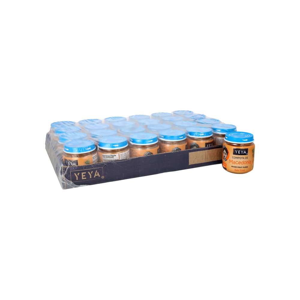 Caja de compotas de macedonia YEYA (24 x 113 g / 4 oz) - Miniatura 1