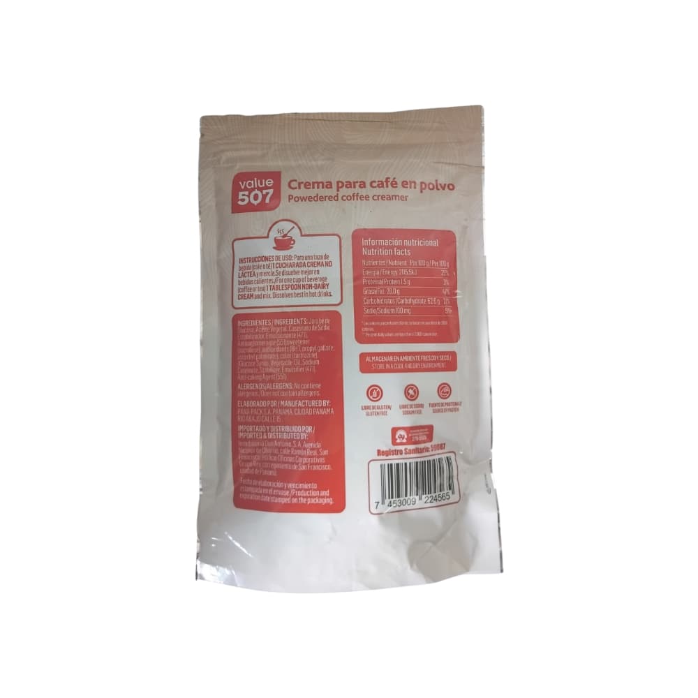 Crema para café en polvo Value 507 (200 g / 7.05 oz) - Miniatura 2