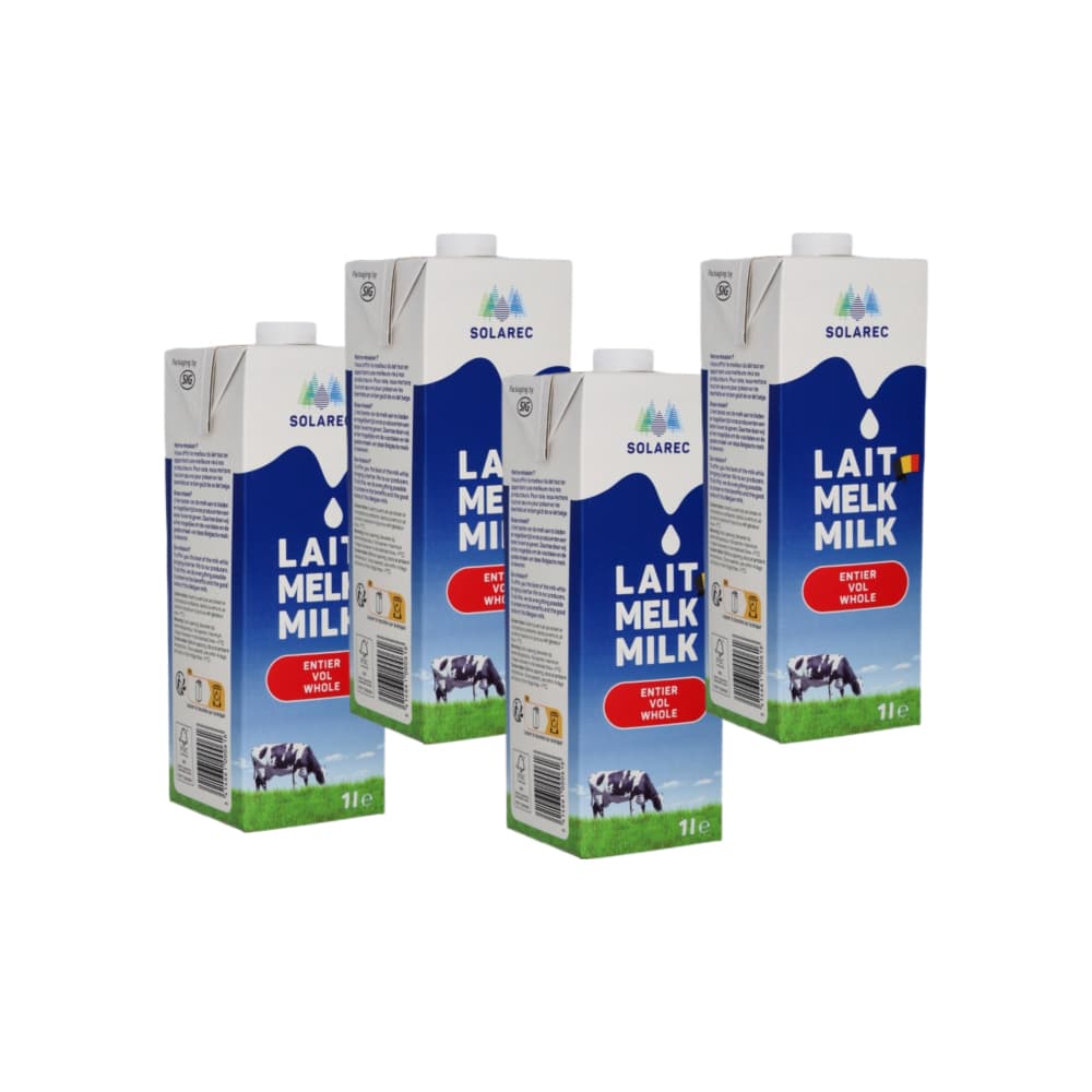 Leche entera Solarec (4 x 1 L) - Miniatura 1