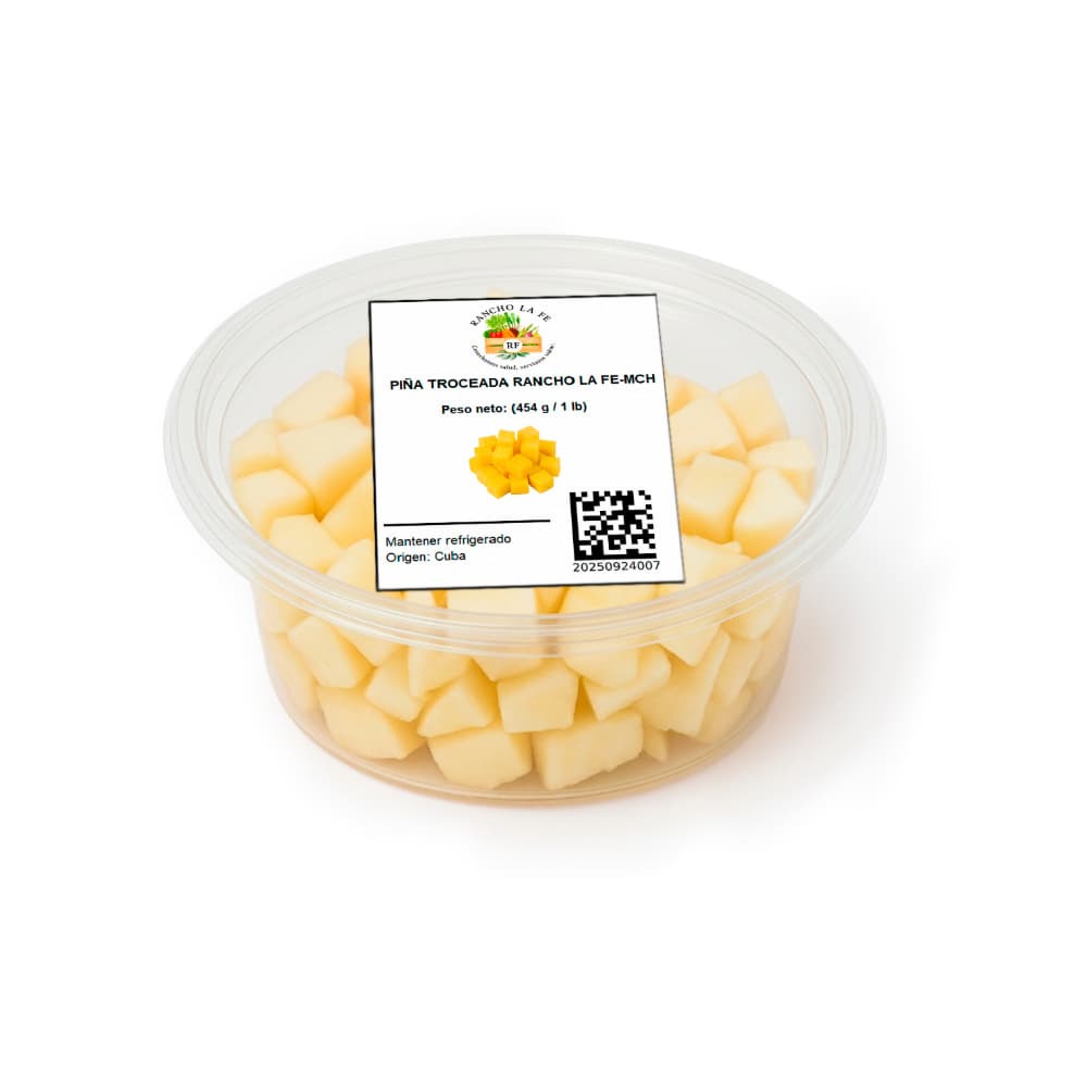 Piña troceada Rancho La Fe - MCH (454 g / 1 lb) - Imagen 1