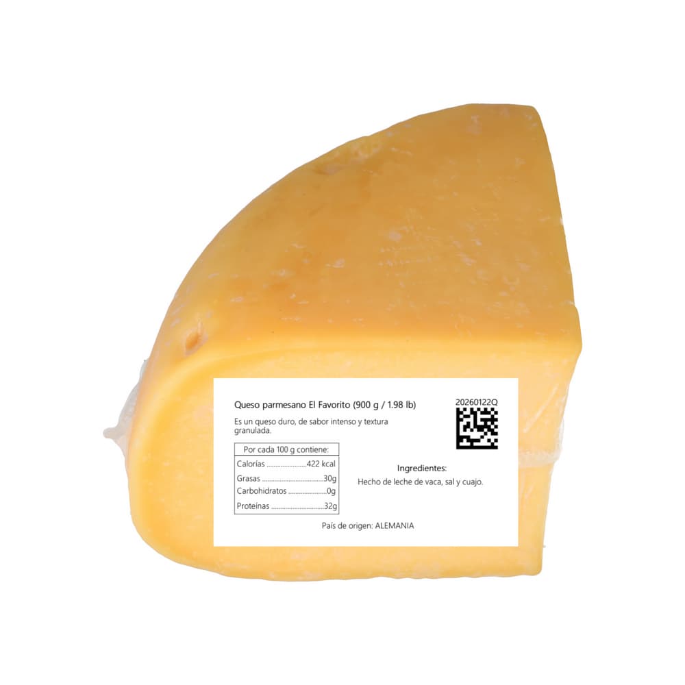 Queso parmesano El Favorito (900 g / 1.98 lb) - Miniatura 4