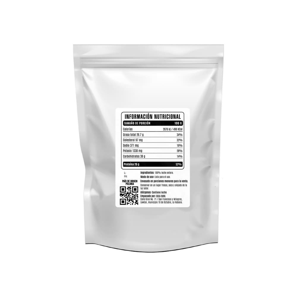 Leche entera en polvo Cosecha Real (1 kg / 2.2 lb) - Miniatura 3