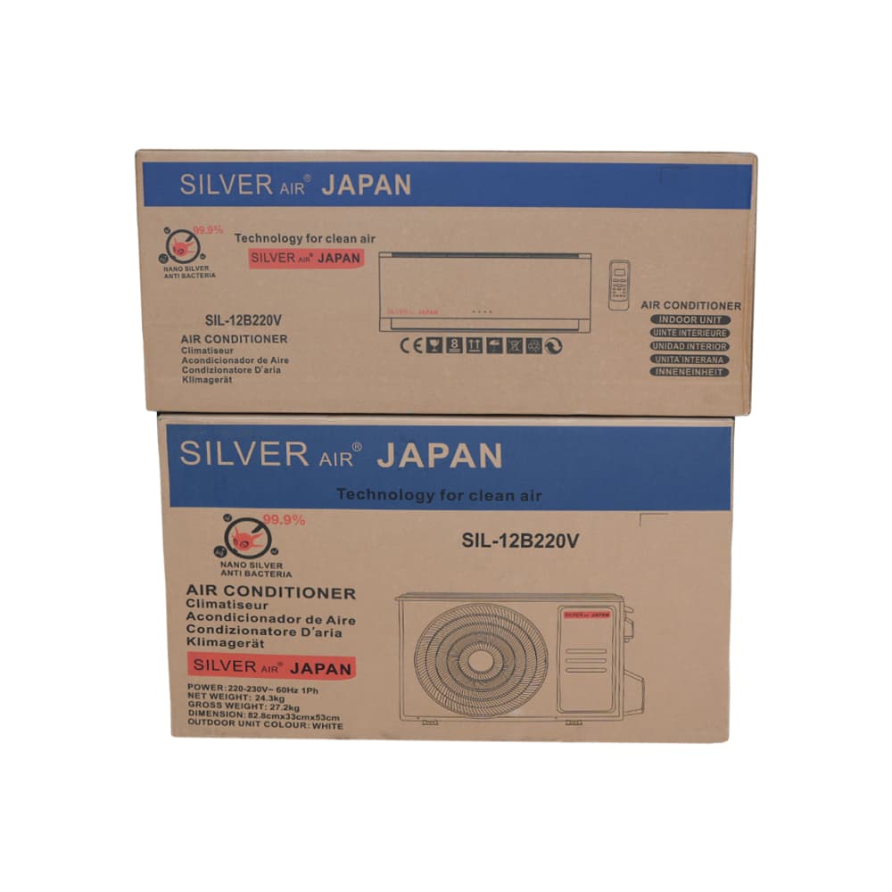 Aire acondicionado tipo split - sin manguera de desagüe - Silver Air Japan SIL-12B220V - Miniatura 8