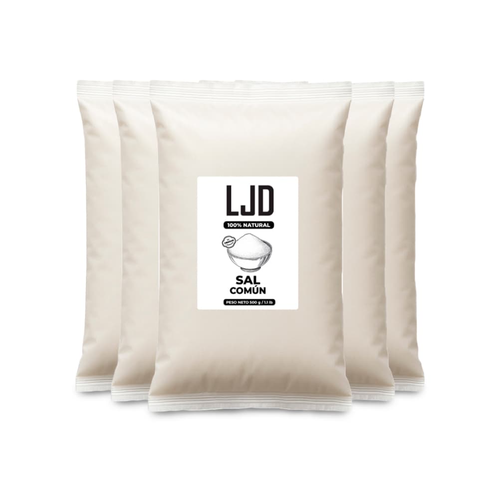Sal común LJD (5 x 500 g / 1.1 lb) - Miniatura 1