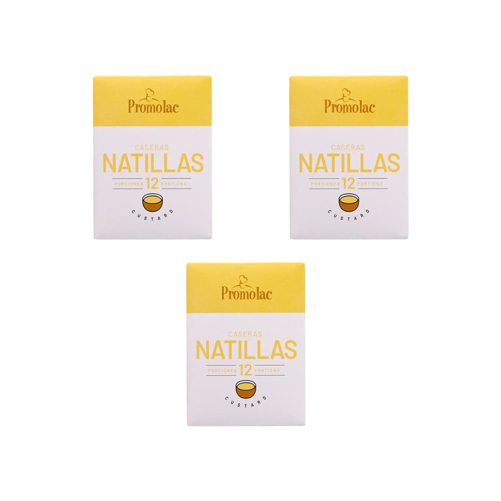 Natillas caseras Promolac (3 x 84 g / 2.96 oz) - Miniatura 1