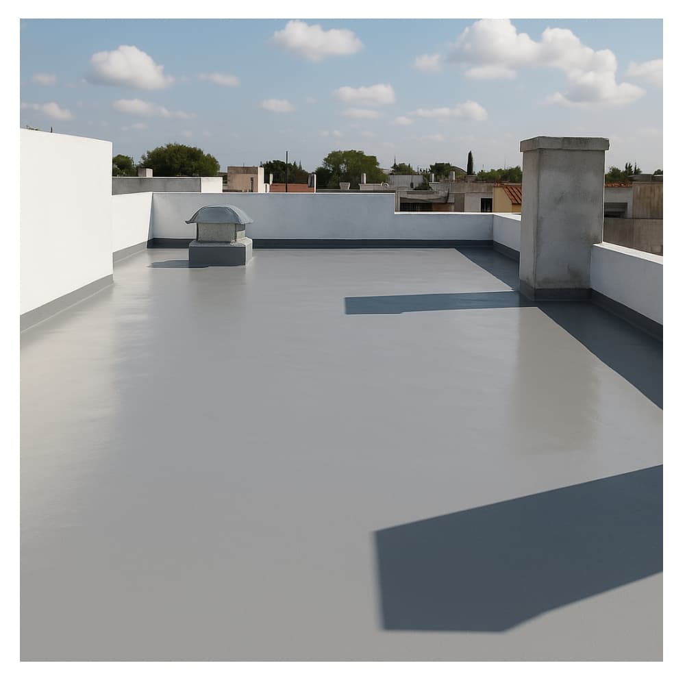 Impermeabilizante elástico exterior 15 L de color gris Oktima - Miniatura 4