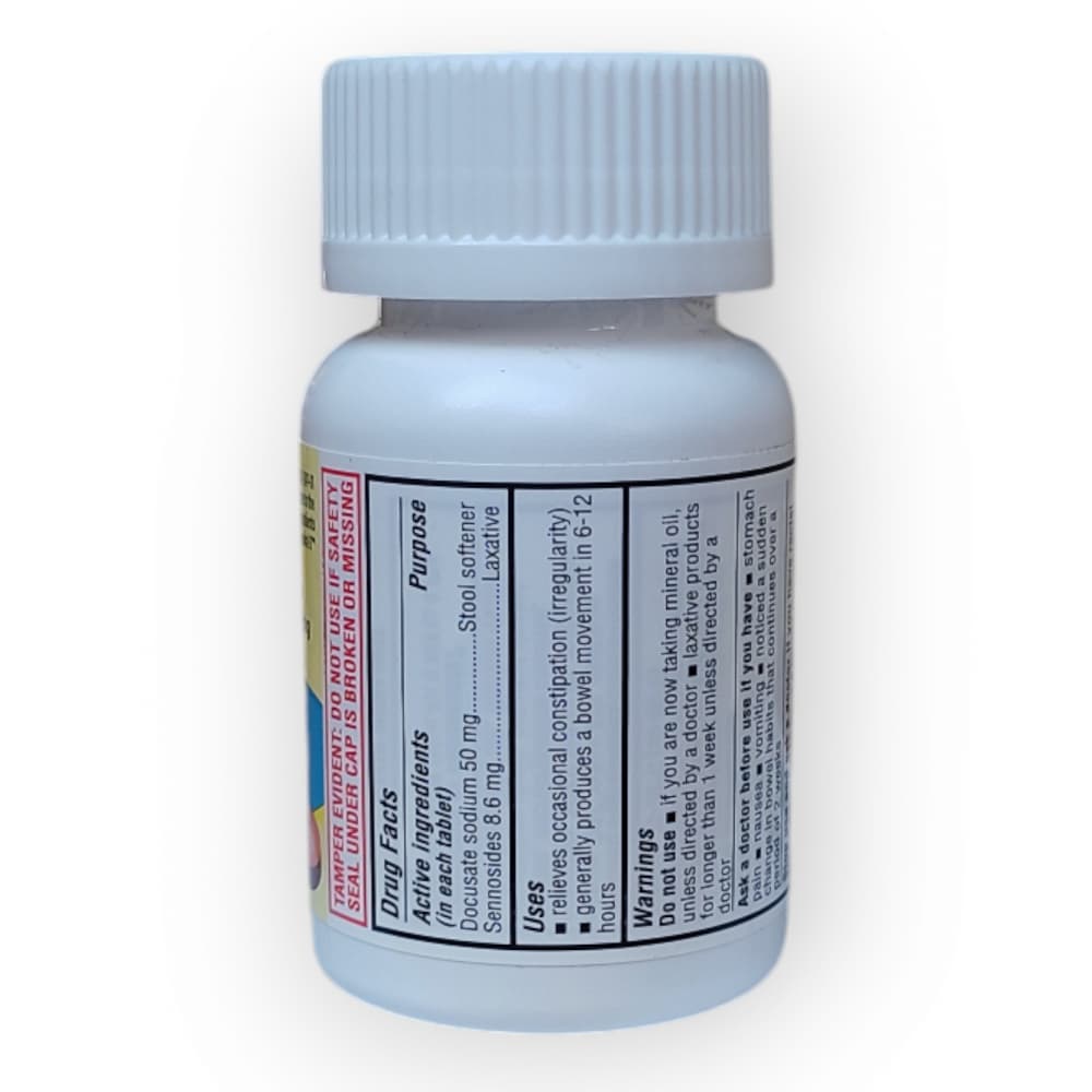 Senexon-S. Docusato de sodio 50 mg + Senósidos 8.6 mg Rugby (100 tabletas) - Miniatura 2