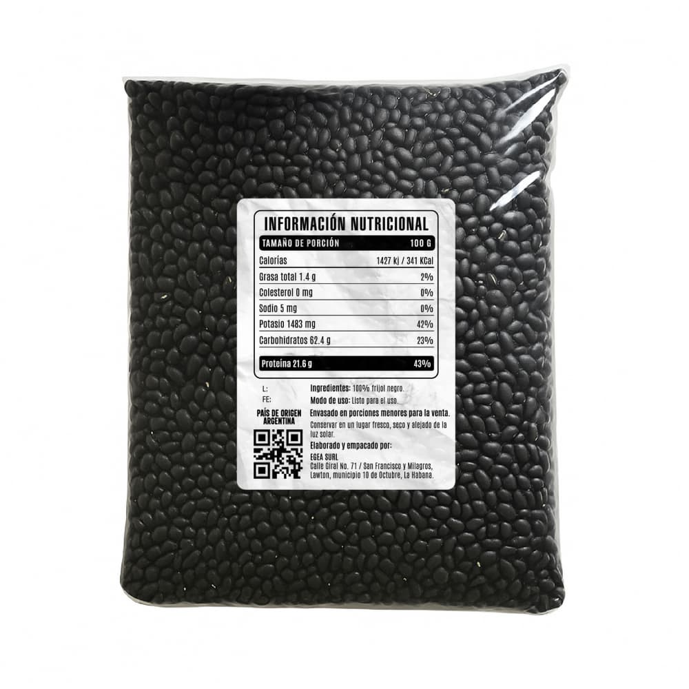 Frijol negro (2.2 kg / 5 lb) - Miniatura 3