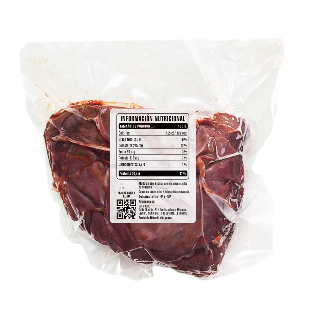 Hígado de res Cosecha Real (1.5 kg / 3.3 lb) - Miniatura 3