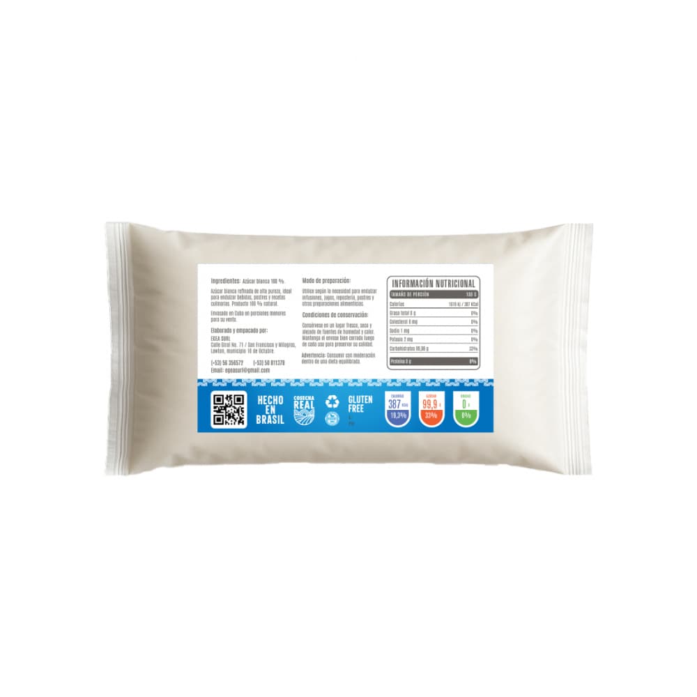 Azúcar blanca refinada Cosecha Real (2 x 500 g / 1.1 lb) - Miniatura 3