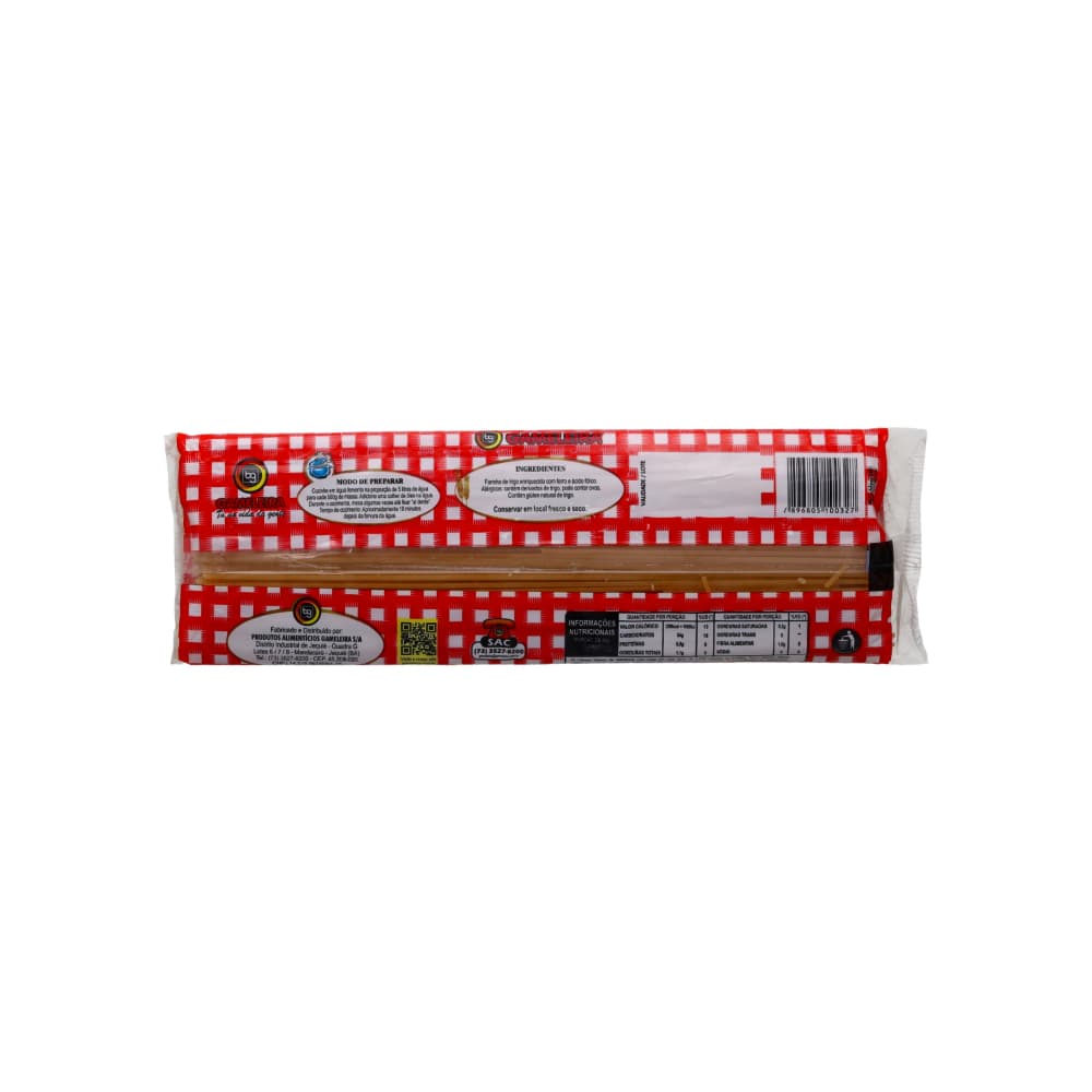 Espaguetis Gameleira (500 g / 1.10 lb) - Miniatura 3