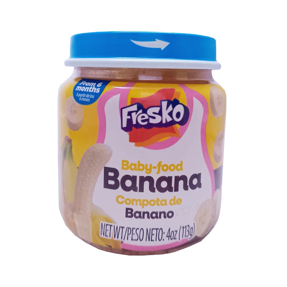 Compota de banana Fresko (113 g / 4 oz) - Imagen 1