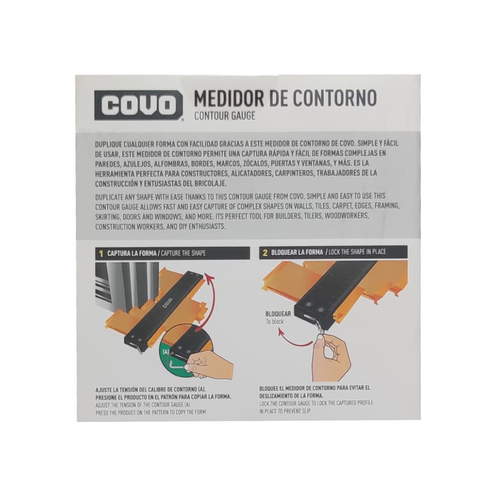 Medidor - copiador - de contorno 10'' Covo - Miniatura 5