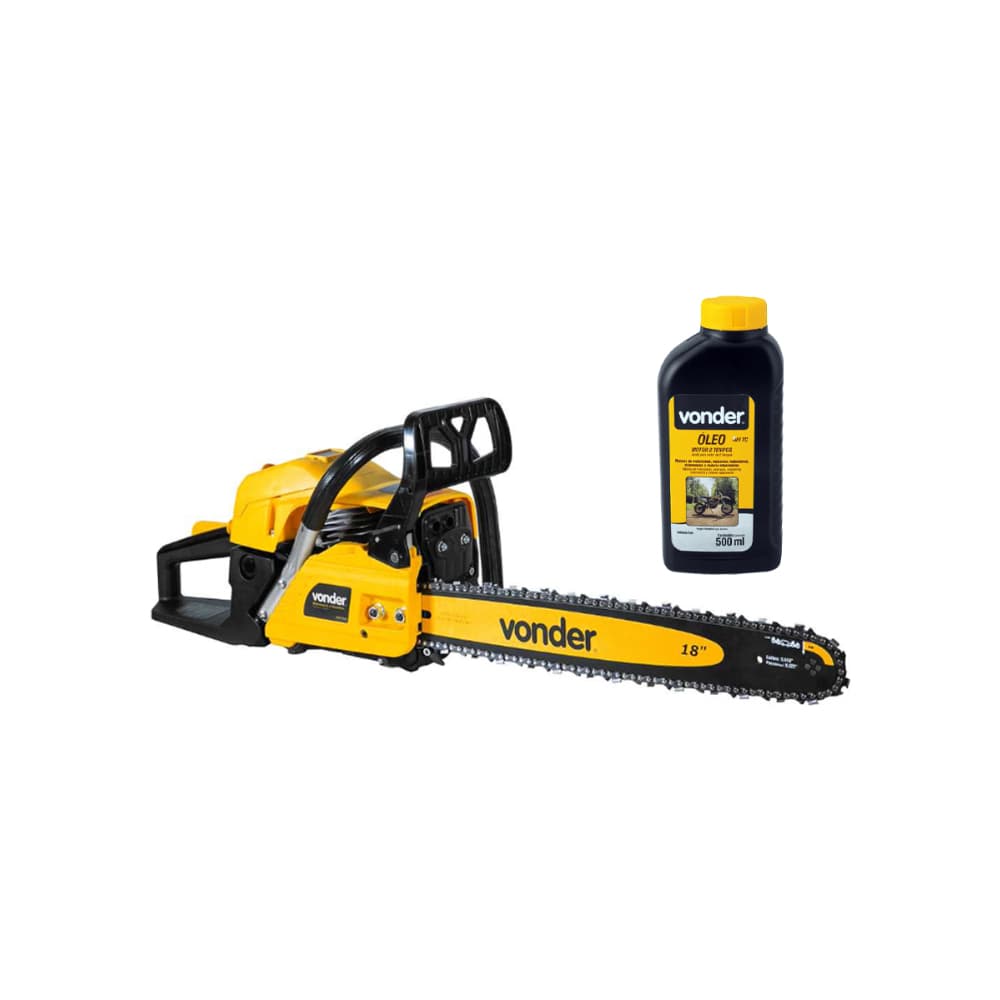 Motosierra a gasolina 54.6CC Vonder MGP546 con aceite de motor de 2 tiempos VD-DT Vonder y Servicio de puesta en marcha - Imagen 1