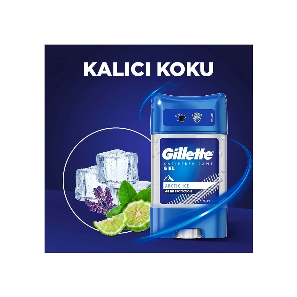 Desodorante en gel antitranspirante para hombre arctic ice Gillette (70 ml) - Miniatura 4