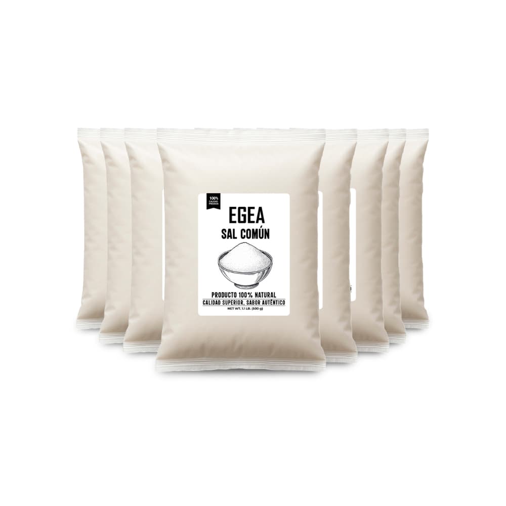 Sal común EGEA (8 x 500 g / 1.1 lb) - Miniatura 1