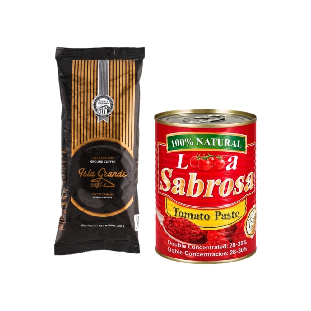 Café tostado y molido + Pasta de tomate - Imagen 1