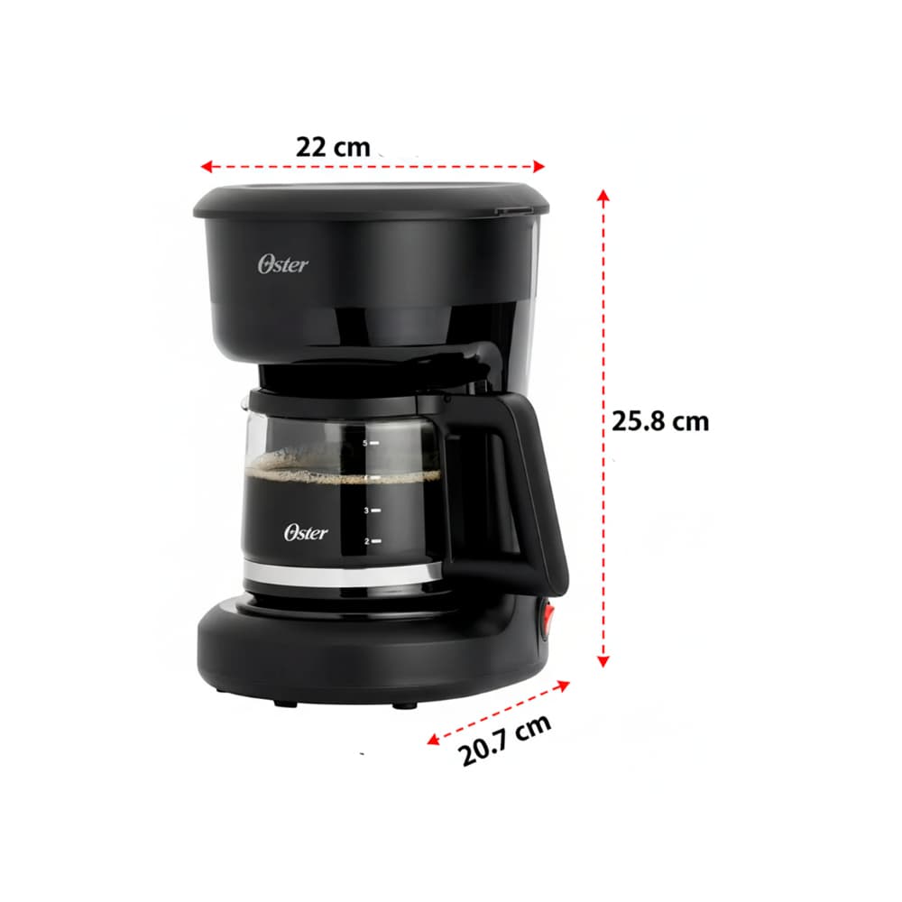 Cafetera de 5 tazas negra Oster BVSTDCS51B - Miniatura 4