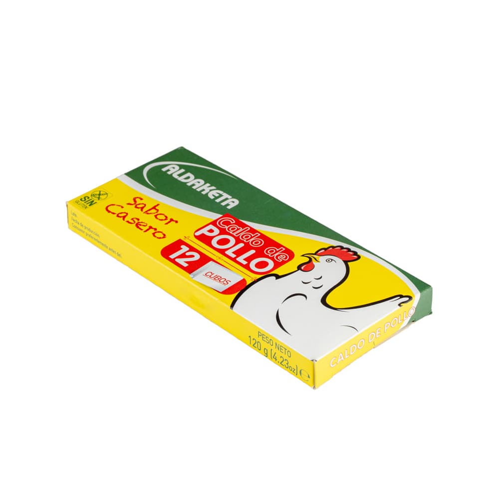 Cubos de caldo de pollo Aldaketa (120 g / 4.23 oz) - Imagen 1