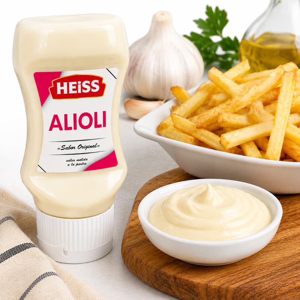 Mayonesa Alioli Heiss (5 x 260 g / 9.7 oz) - Miniatura 2