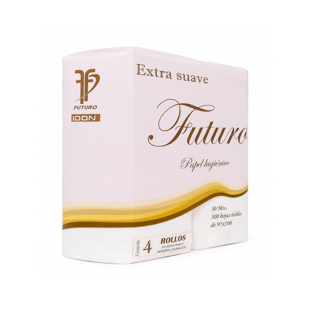 Papel higiénico doble hoja extra suave Futuro Idon (4 U) - Miniatura 2