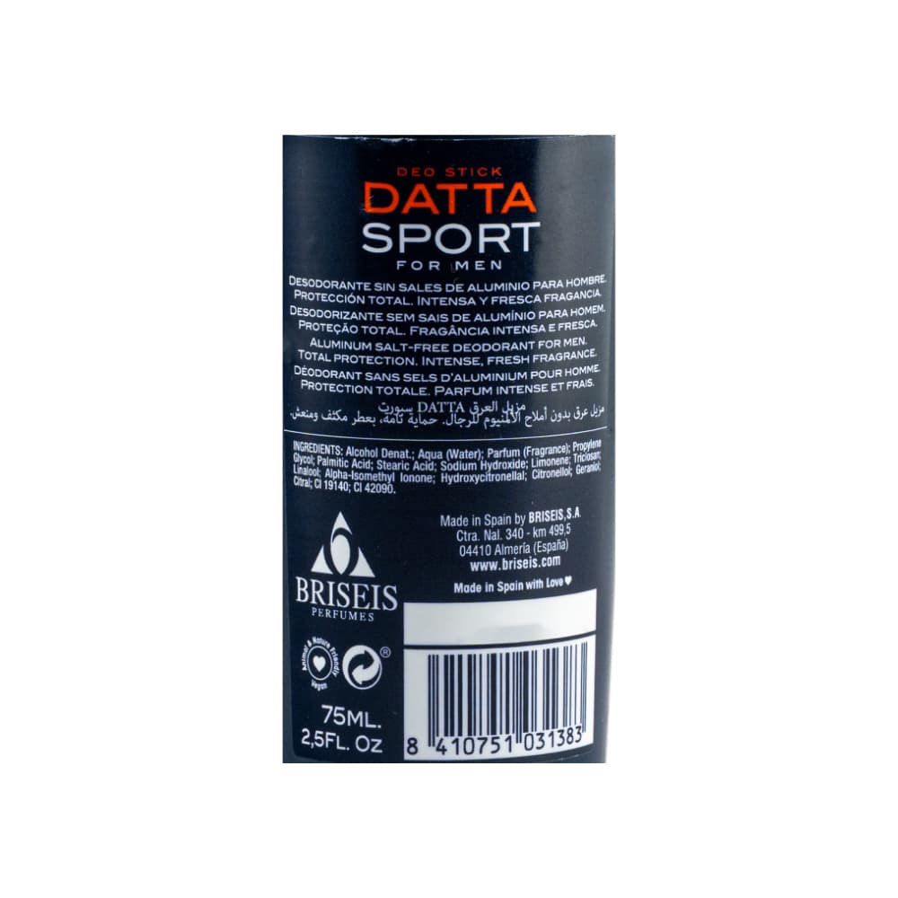 Desodorante sport para hombre Datta (75 ml) - Miniatura 2