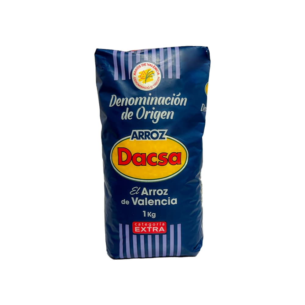 Arroz redondo extra Dacsa (1 kg / 2.20 lb) - Imagen 1