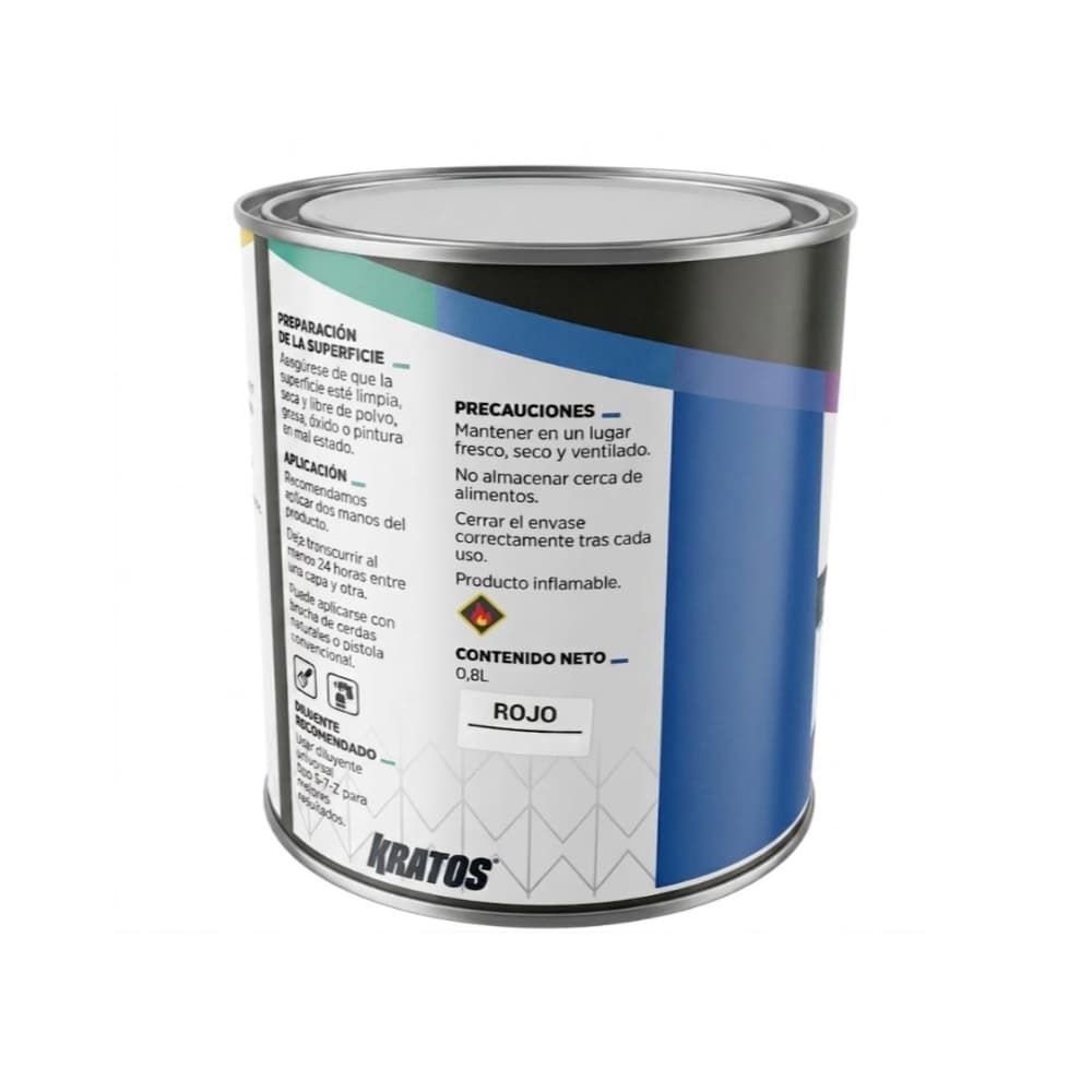 Pintura de esmalte rojo Kratos (0.8 L) - Miniatura 3