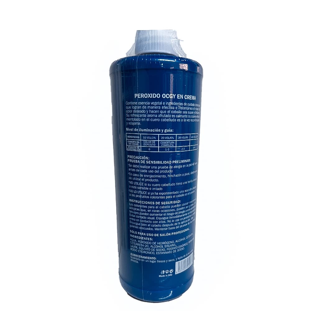 Peróxido en crema vol 30 al 9 % Beluxy Oggy (500 ml / 16.9 fl oz) - Miniatura 2