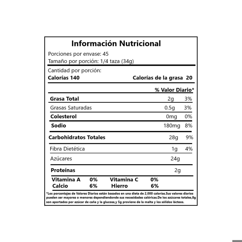 Bebida chocolatada La Sabrosita (200 g / 7.05 oz) - Miniatura 3