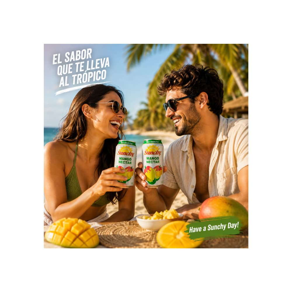 Néctar de mango Sunchy (12 x 334 ml / 11.3 fl oz) - Miniatura 5