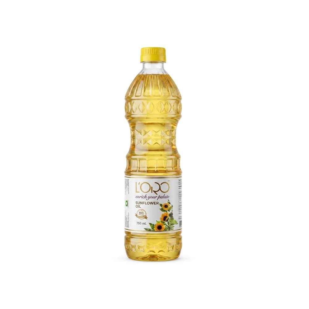 Aceite de girasol refinado L'ORO (750 ml) - Miniatura 1