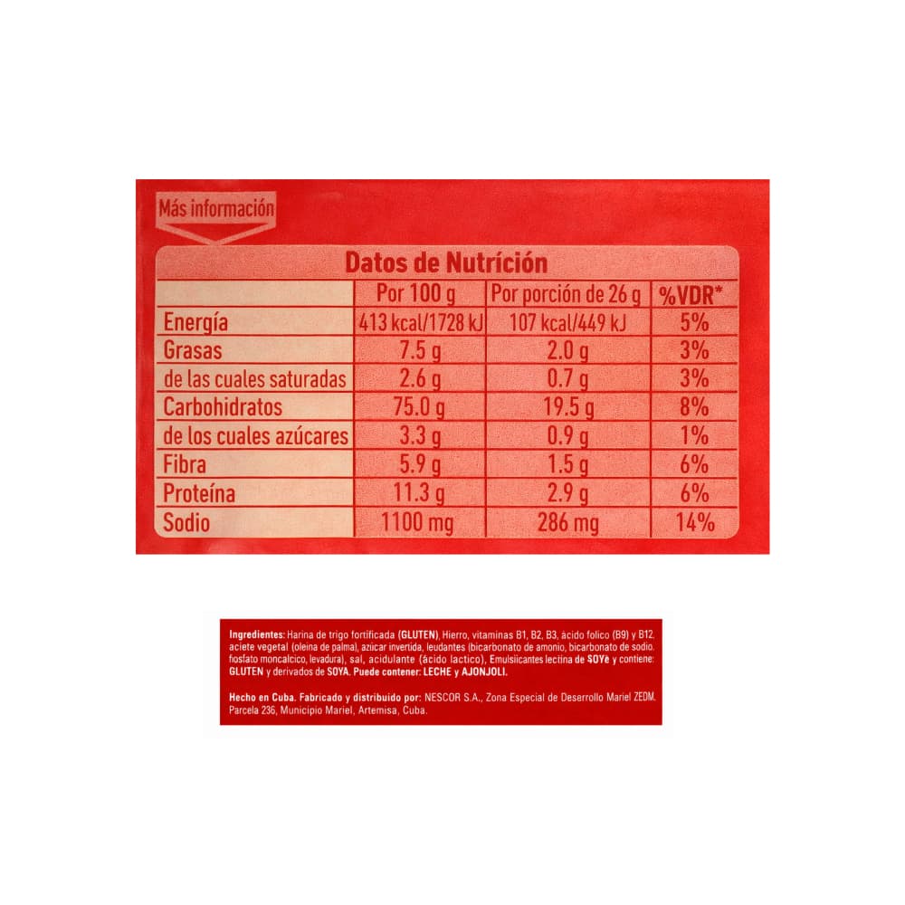Galletas saladas original Saltinas Nestle (234 g / 8.25 oz) - Miniatura 6