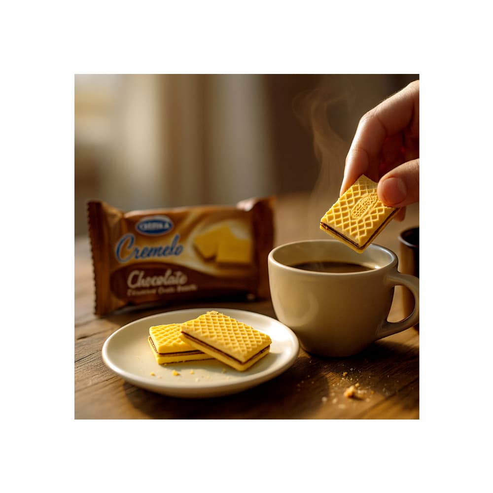Galletas con crema sabor fresa Cremelo (20 x 22 g) + Galletas con crema sabor chocolate Cremelo (20 x 22 g) - Miniatura 5
