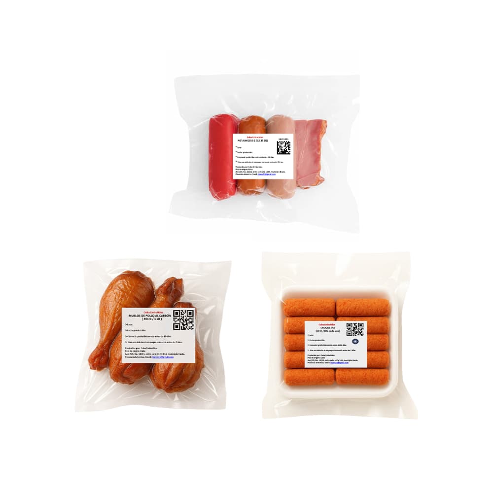 Muslos de pollo al carbon + croquetas de jamon + potajin - Miniatura 2