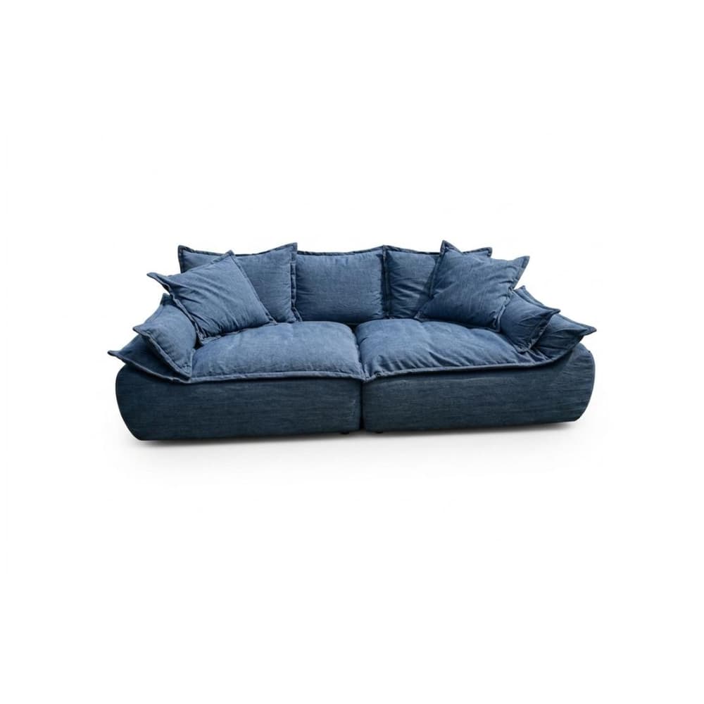 Sofá moderno diseño nube azul mezclilla Elements EL-C027 - Miniatura 1