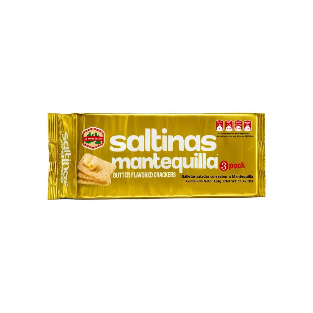 Galletas saladas con sabor a mantequilla Saltinas (324 g / 11.42 oz) - Imagen 1