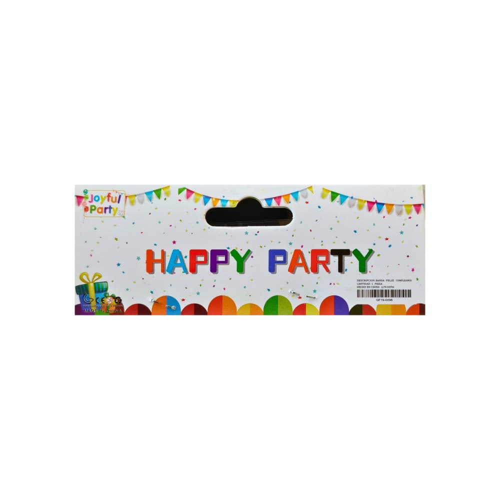 Banda de feliz cumpleaños Joyful Party - Miniatura 2