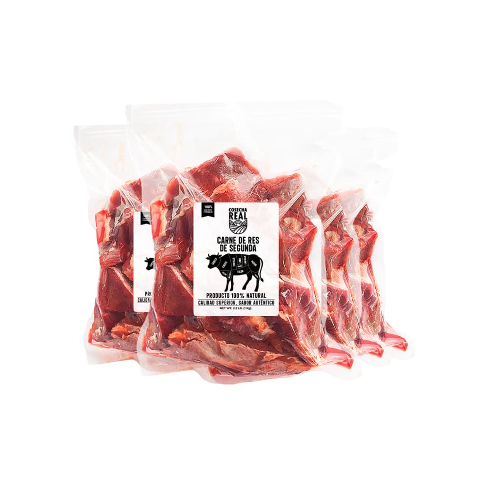 Carne de res de segunda Cosecha Real (4 x 1 kg / 2.2 lb) - Imagen 1
